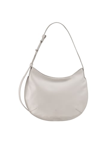 DuDu Hispani Schultertasche Leder 34 cm in pearl grey