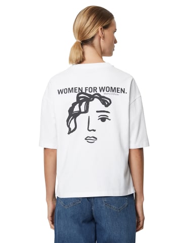 Marc O'Polo Woman's Day T-Shirt loose in Weiß