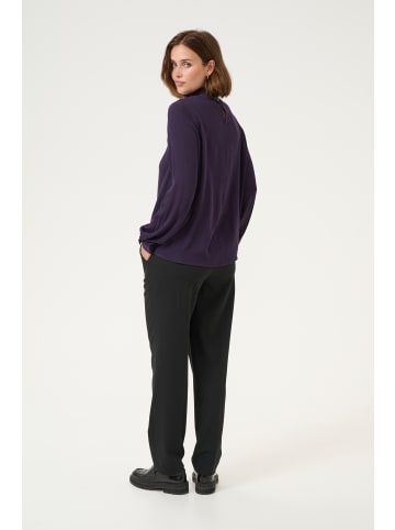 Kaffe Langarm-Bluse Trine in Dawn Purple