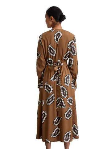 Marc O'Polo Wickelkleid A-Shape in Dark Beige