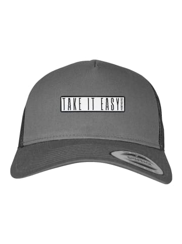 F4NT4STIC Retro Trucker Cap Retro Trucker Cap Take It Easy in charcoal