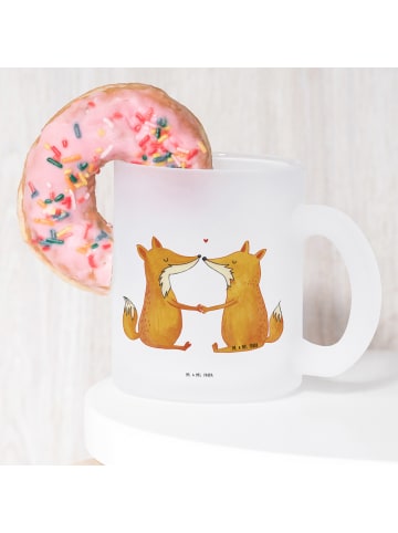 Mr. & Mrs. Panda Tasse Füchse Liebe ohne Spruch in Transparent