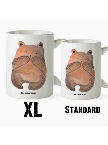 Mr. & Mrs. Panda Kaffeepott Bär Verlust ohne Spruch in Weiß