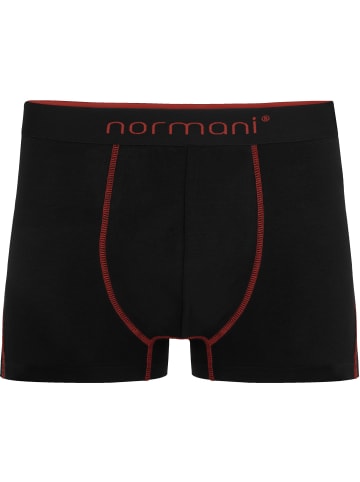 normani normani 12 x Herren Baumwoll-Boxershorts in Gelb/Grün/Rot