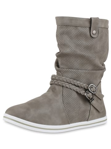 VAN HILL Schlupfstiefel Skylar in Hellgrau