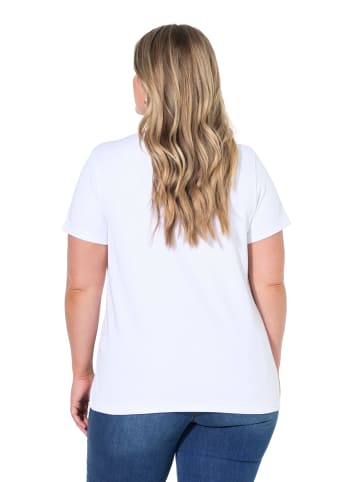 Ulla Popken Shirt in schneeweiß