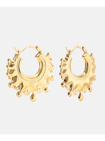 Vanlere Creolen aus 375 Gelbgold