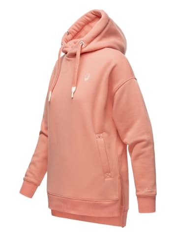 Navahoo Kapuzensweatshirt Silberengelchen in Apricot