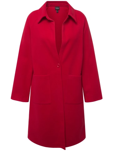 Ulla Popken Sweatjacke in rot