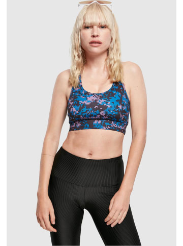 Urban Classics Urban Classics Damen Ladies Tech Mesh Bra in digital duskviolet camo