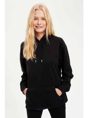 DeFacto Sweatshirt OVERSIZE FIT in Schwarz