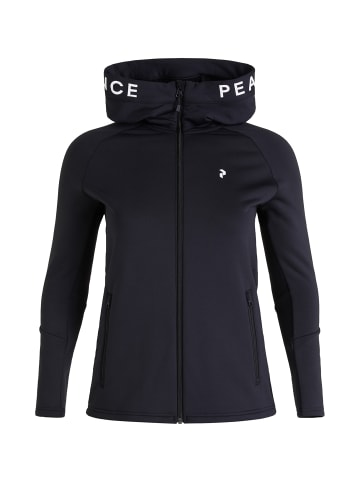 Peak Performance Funktionsjacke W Rider Zip Hood in SCHWARZ