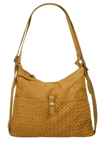Samantha Look Shopper echt Leder in gelb