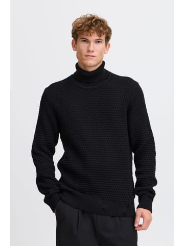 CASUAL FRIDAY Strickpullover CFKARL structured roll neck knit 20505302 schicker Pullover in Schwarz