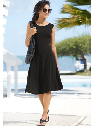 LASCANA Jerseykleid in schwarz