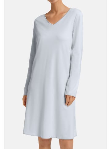 Hanro Nachthemd Cotton Silk in Powder blue