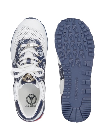 Carlo Colucci Sneaker Dal Molin in Weiß / Blau