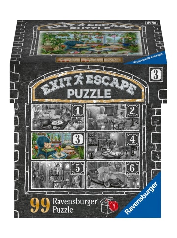 Ravensburger Ravensburger EXIT Puzzle 16879 - Im Gutshaus Wintergarten - 99 Teile Puzzle...