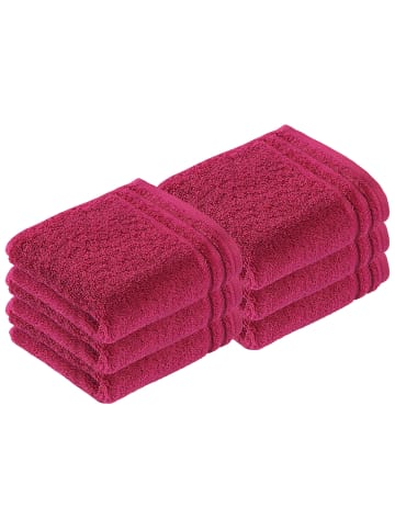 Vossen 6er Pack Gästetuch in cranberry