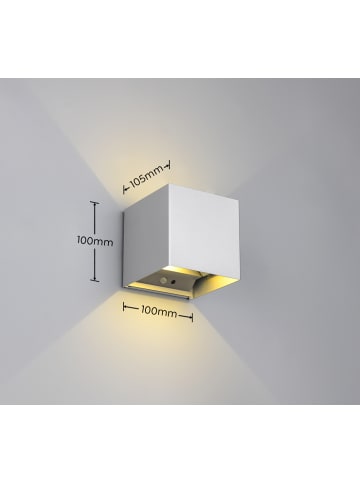 Reality Leuchten Wandleuchte TALENT in titanfarbig
