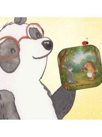 Mr. & Mrs. Panda Untersetzer Tasse Hase Igel Design ohne Spruch in Weiß
