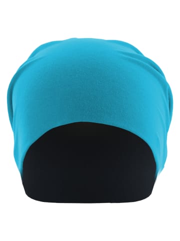 MSTRDS Beanies in turquoise/navy