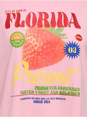 KIDS ONLY Rundhals Printshirt Kogbolette in romance rose