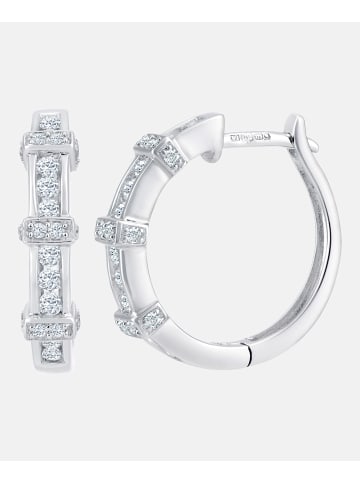 Diamant L'éternel Ohrringe aus 375 Weißgold mit 0.50 Karat Diamant
