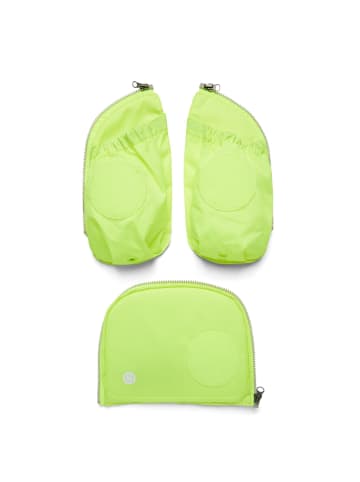 Ergobag Zubehör Fluo Led Seitentaschen Sicherheitsset 3tlg. in gelb