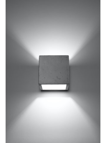 Nice Lamps Wandleuchte "GEO"  beton in Grau Quadrat Lampe Ø 10 cm 1xG9 40W LED NICE LAMPS 