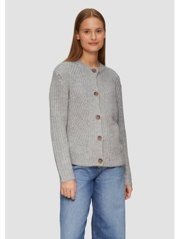 s.Oliver Strickjacke in 9400_grau meliert