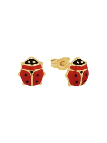 Amor Ohrstecker Gold 375/9 ct in Rot
