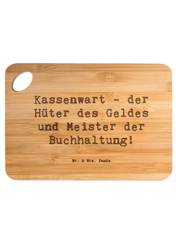 Mr. & Mrs. Panda Brett Spruch Kassenwart Meister mit Spruch in Braun