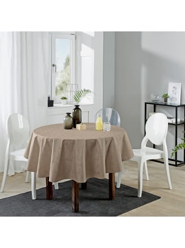 Erwin Müller Jacquard Tischdecke Greven in cappuccino