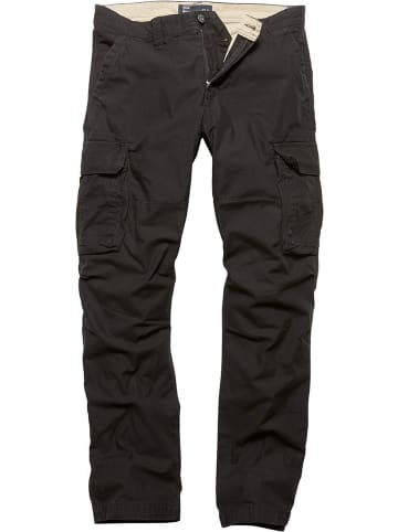 Vintage Industries Cargohose in Schwarz