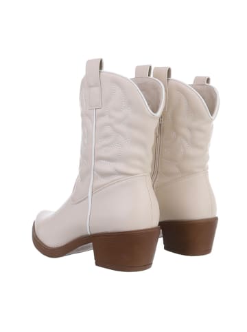 Ital-Design Stiefelette in Beige