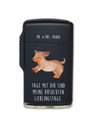 Mr. & Mrs. Panda zigarettenanzünder Hund Dackel mit Spruch in Schwarz