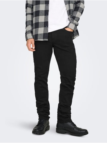 ONLY & SONS Slim Fit Jeans in Black Denim 1