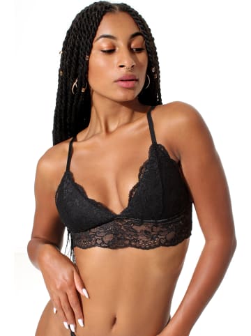 Yenita® Spitzen Bralette in Schwarz