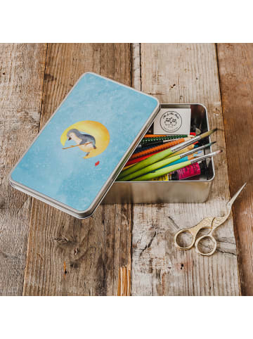 Mr. & Mrs. Panda Kaffeedose Pinguin Mond ohne Spruch in Eisblau