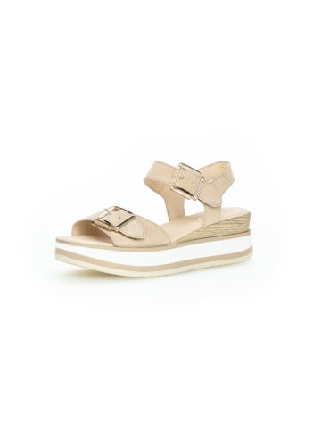 Gabor Fashion Plateau Sandale in Beige