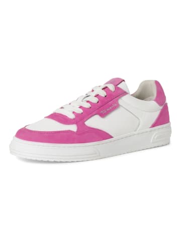 Tamaris Sneaker in Weiß/Pink
