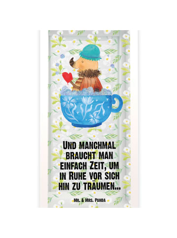 Mr. & Mrs. Panda Deko Laterne Nachtfalter Schaumbad mit Spruch in Transparent