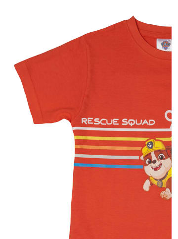 United Labels Paw Patrol T-Shirt - Rescue Squad in rot