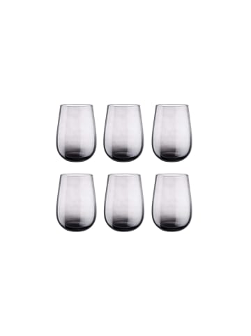 Butlers 6x Gläser 590ml CALICO in Grau