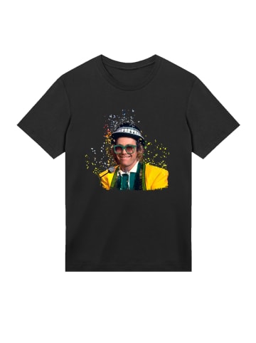 F4NT4STIC T-Shirt TV Times Elton John At The Piano 1977 in schwarz