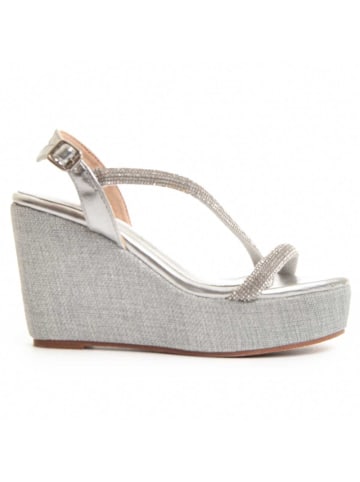 Montevita Sandalen Keilsandalen Wesparto8 in Silber