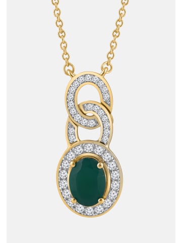 Diamant Exquis Halskette aus 585 Gelbgold mit Diamant