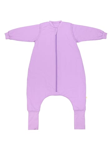 Schlummersack Schlafsack mit Füßen und umklappbaren Bündchen, 3.5 TOG in Lavendel