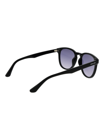 Police Unisex Sonnenbrillen Rund Schwarz